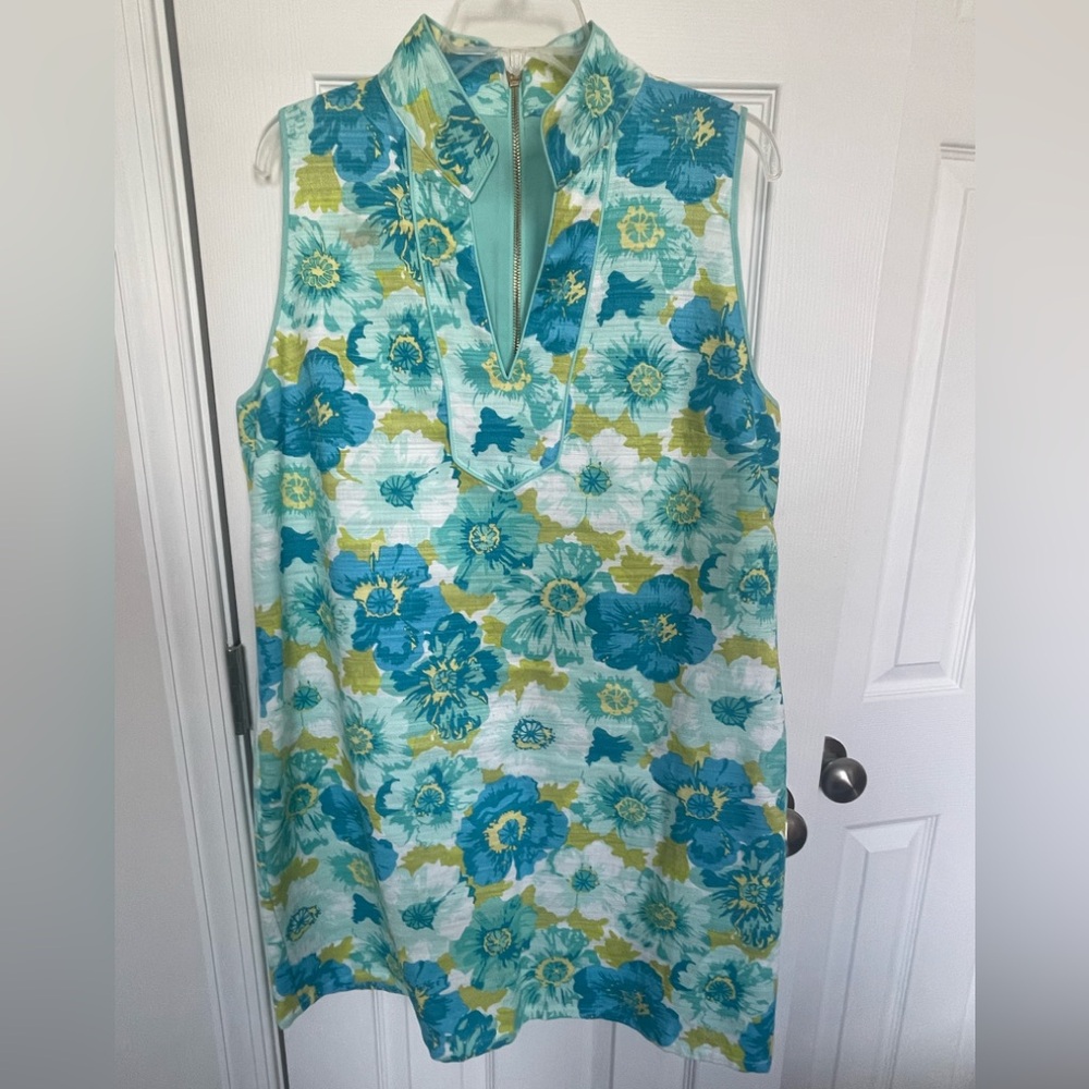 Sail to Sable Turquoise and Lime Dress